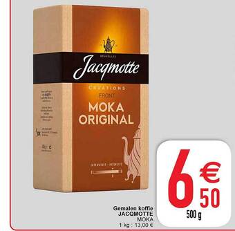 Cora Gemalen koffie jacqmotte aanbieding