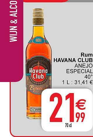 Cora Rum havana club aanbieding