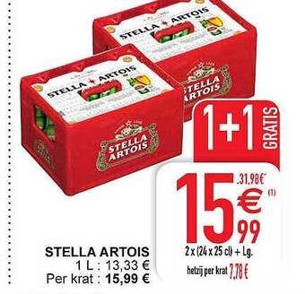 Cora Stella artois aanbieding