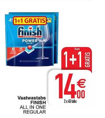 Cora Vaatwastabs finish aanbieding