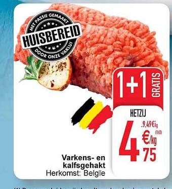 Cora Varkens en kalfsgehakt aanbieding