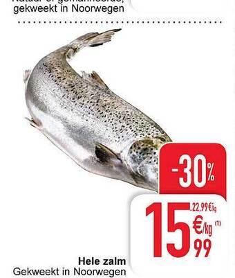 Cora Hele zalm aanbieding