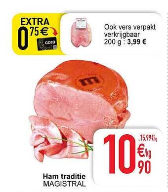Cora Ham traditie magistral aanbieding