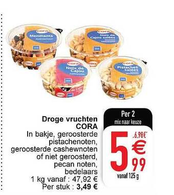 Cora Droge vruchten cora aanbieding