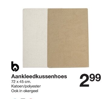 Zeeman Aankleedkussenhoes 72 x 45cm aanbieding