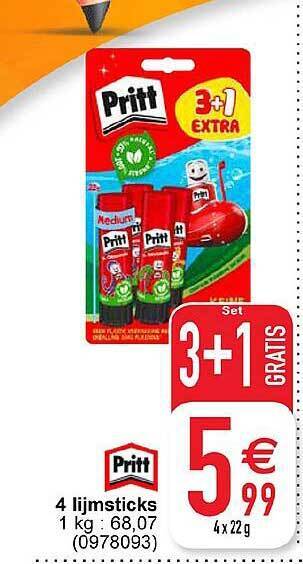 Pritt 4 lijmsticks