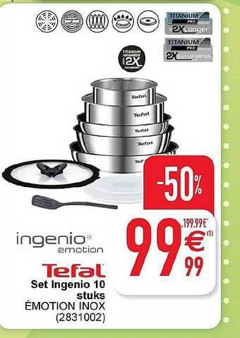 Cora Tefal set ingenio aanbieding