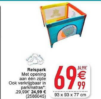 Cora Reispark aanbieding