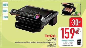 Cora Tefal grill aanbieding