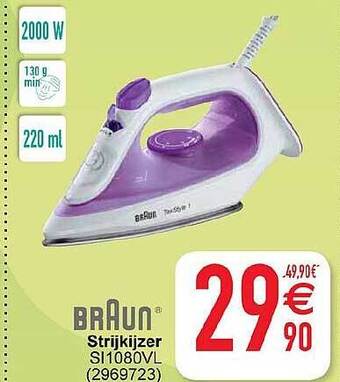 Cora Braun strijkijzer aanbieding