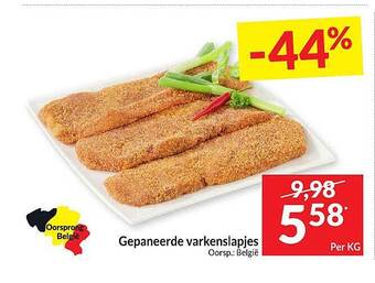 Intermarché Gepaneerde varkenslapjes aanbieding