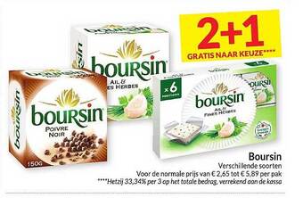 Intermarché Boursin aanbieding