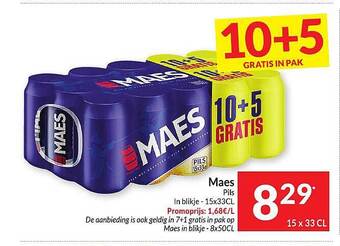 Intermarché Maes pils aanbieding