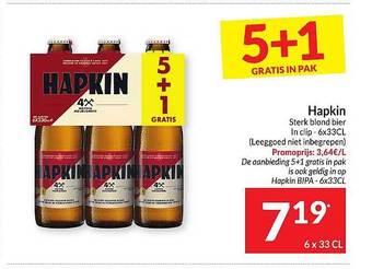 Hapkin sterk blond bier