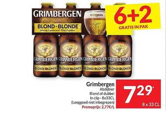Intermarché Grimbergen abdijbier aanbieding