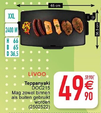 Cora Livoo Teppanyaki DOC215 aanbieding