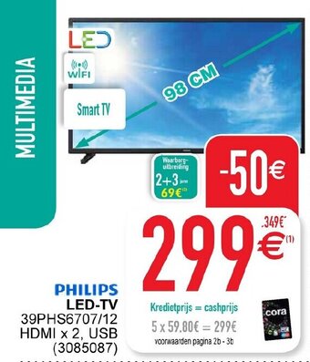 Cora Philips Led-TV aanbieding