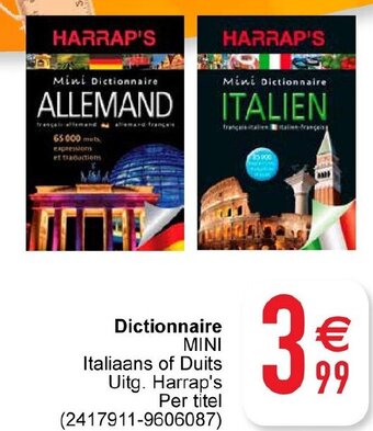 Cora Dictionnaire Mini aanbieding