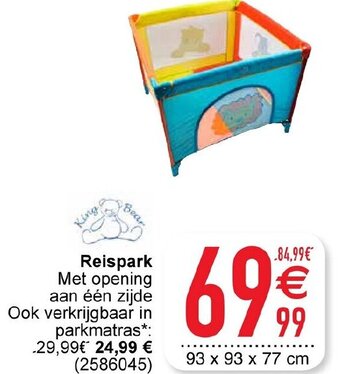 Cora Reispark aanbieding