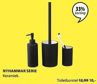 Jysk Nyhammar toiletborstel aanbieding