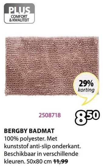 Jysk Bergby badmat aanbieding