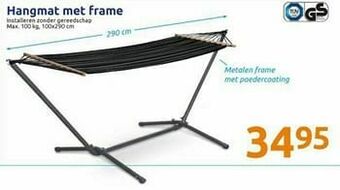 Hangmat met frame