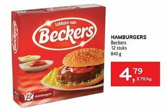 Alvo Hamburgers beckers aanbieding