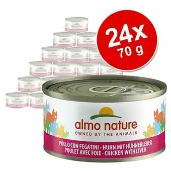 Zooplus 24x70g Zalm in Gelei Almo Nature Legend Kattenvoer aanbieding