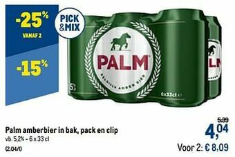 Makro Palm amberbier aanbieding