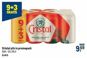 Makro Cristal pils aanbieding