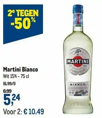 Makro Martini bianco wit aanbieding