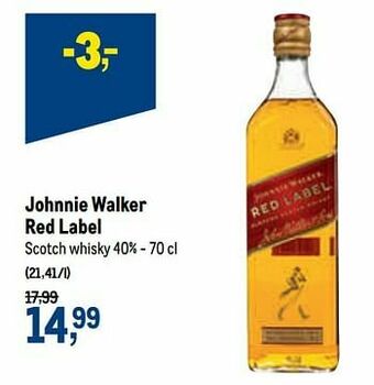 Johnnie walker red label scotch whisky