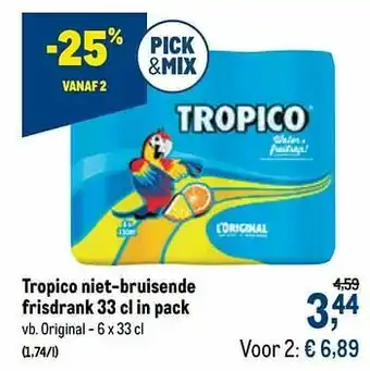 Tropico niet-bruisende frisdrank original
