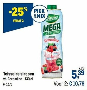 Teisseire siropen grenadine