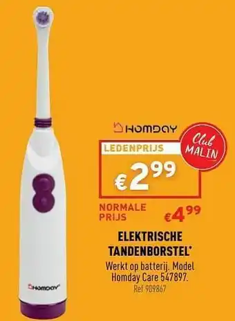 Elektrische tandenborstel homday care 547897