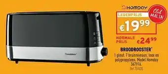 Trafic Broodrooster homday 367916 aanbieding