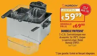 Dubbele friteuse homday 378931