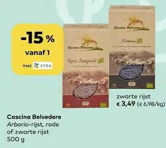 Cascina belvedere zwarte rijst