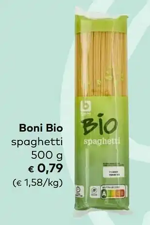 Bio Planet Boni bio spaghetti aanbieding
