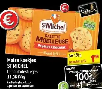 Malse koekjes st michel