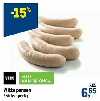 Makro Witte pensen aanbieding