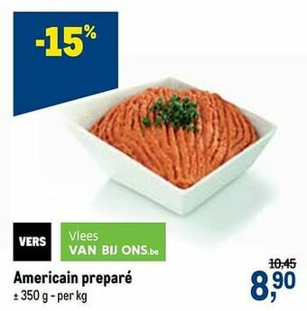 Makro Americain preparé aanbieding