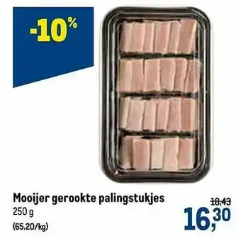 Makro Mooijer gerookte palingstukjes aanbieding