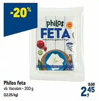 Philos feta vacuüm