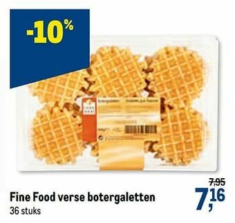 Fine food verse botergaletten