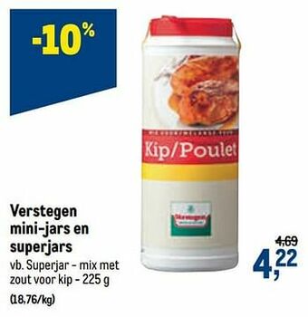 Makro Superjar - mix met zout voor kip aanbieding