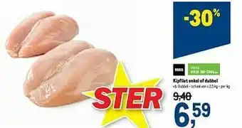 Kipfilet enkel of dubbel