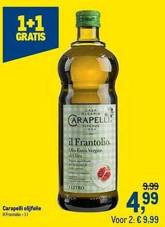 Makro Carapelli olijfolie aanbieding