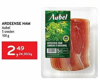 Alvo Ardeense ham aubel aanbieding