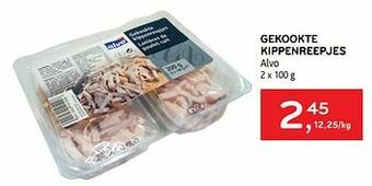 Alvo Gekookte kippenreepjes alvo aanbieding